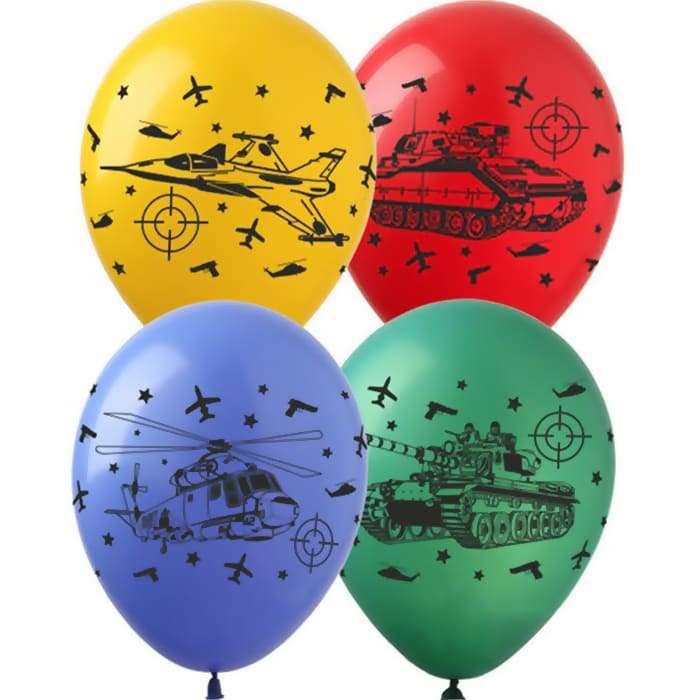 Воздушные шары «Военная техника» картинка