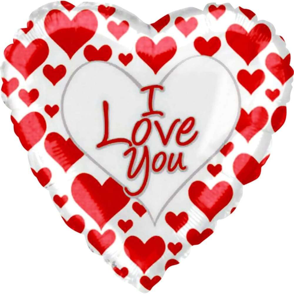 Сердце «I Love You» с красными сердцами картинка 2