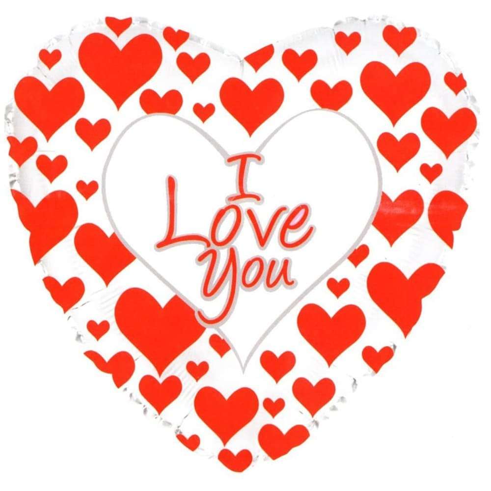 Сердце «I Love You» с красными сердцами картинка 3
