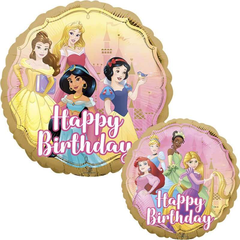 Шарик «Happy Birthday Princesses» двухсторонний картинка