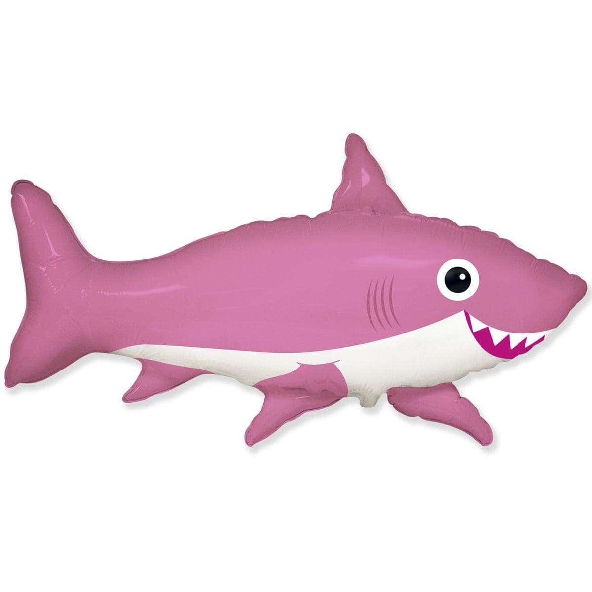 Шарик «Акула розовая добрая» картинка