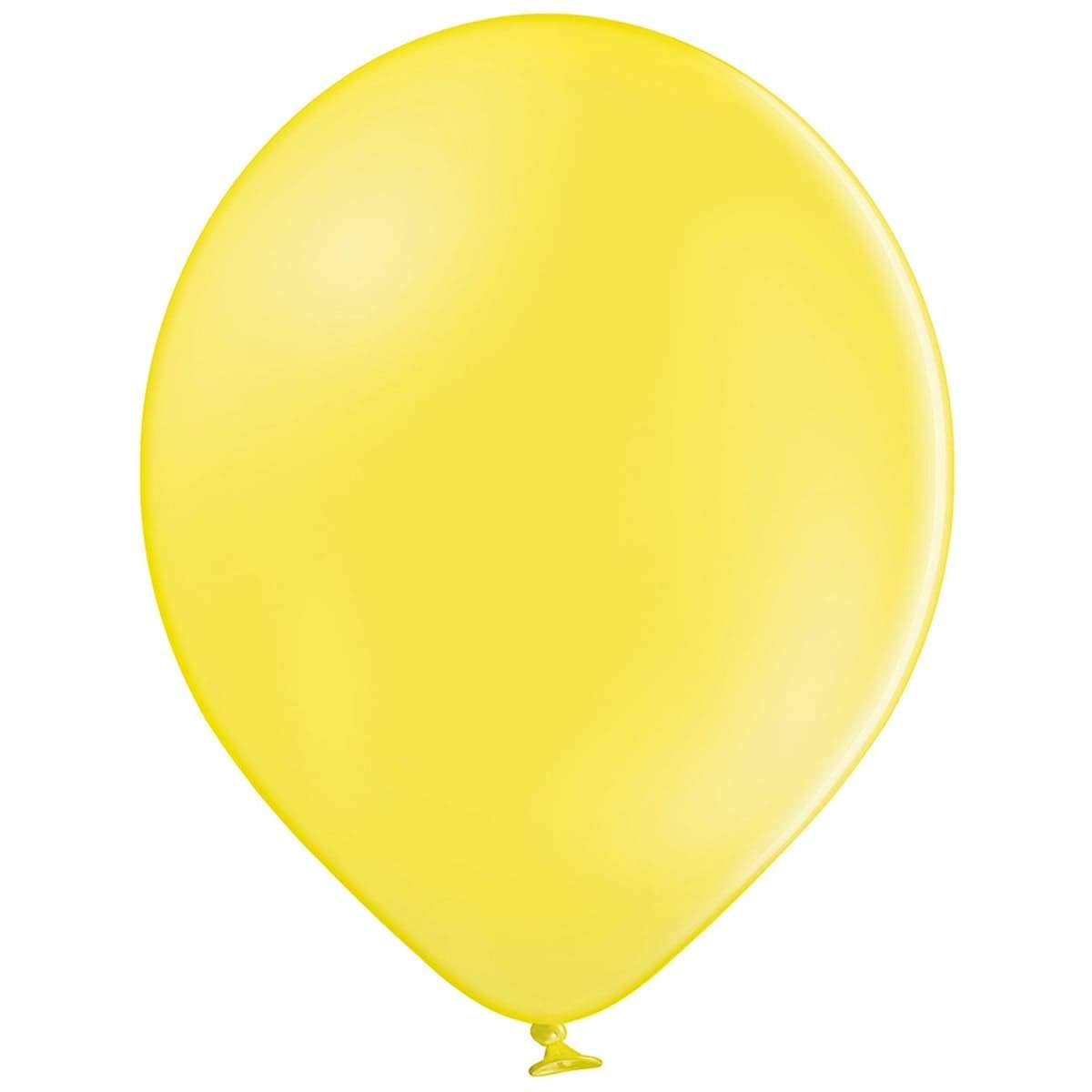 Жёлтые гелиевые шары 30 см Бельгия картинка 3