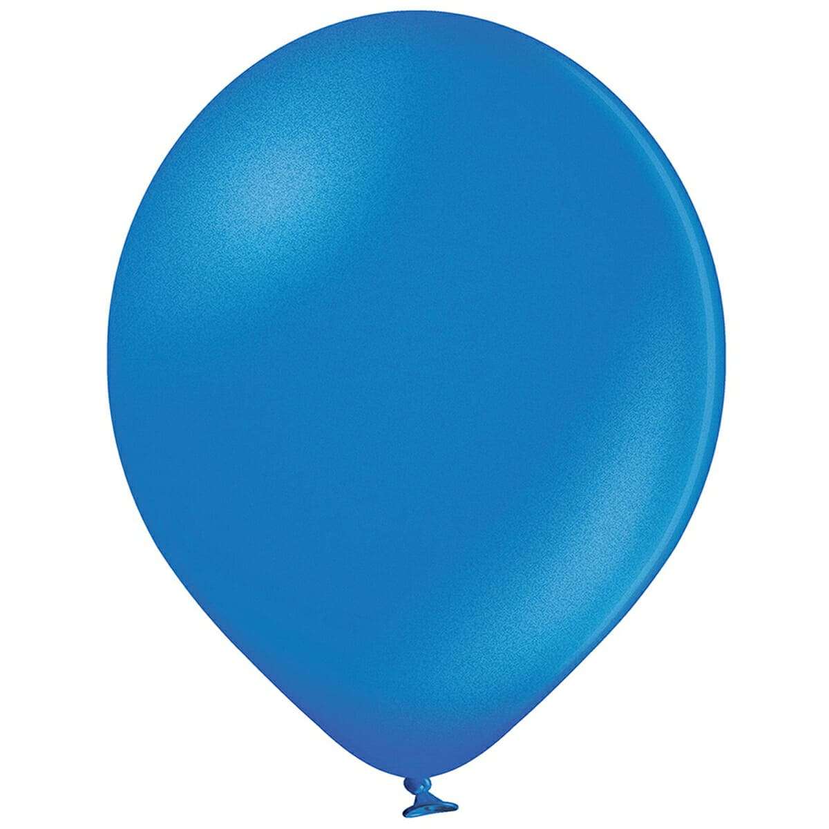 Синий гелиевый шар металлик 20-25см картинка 2