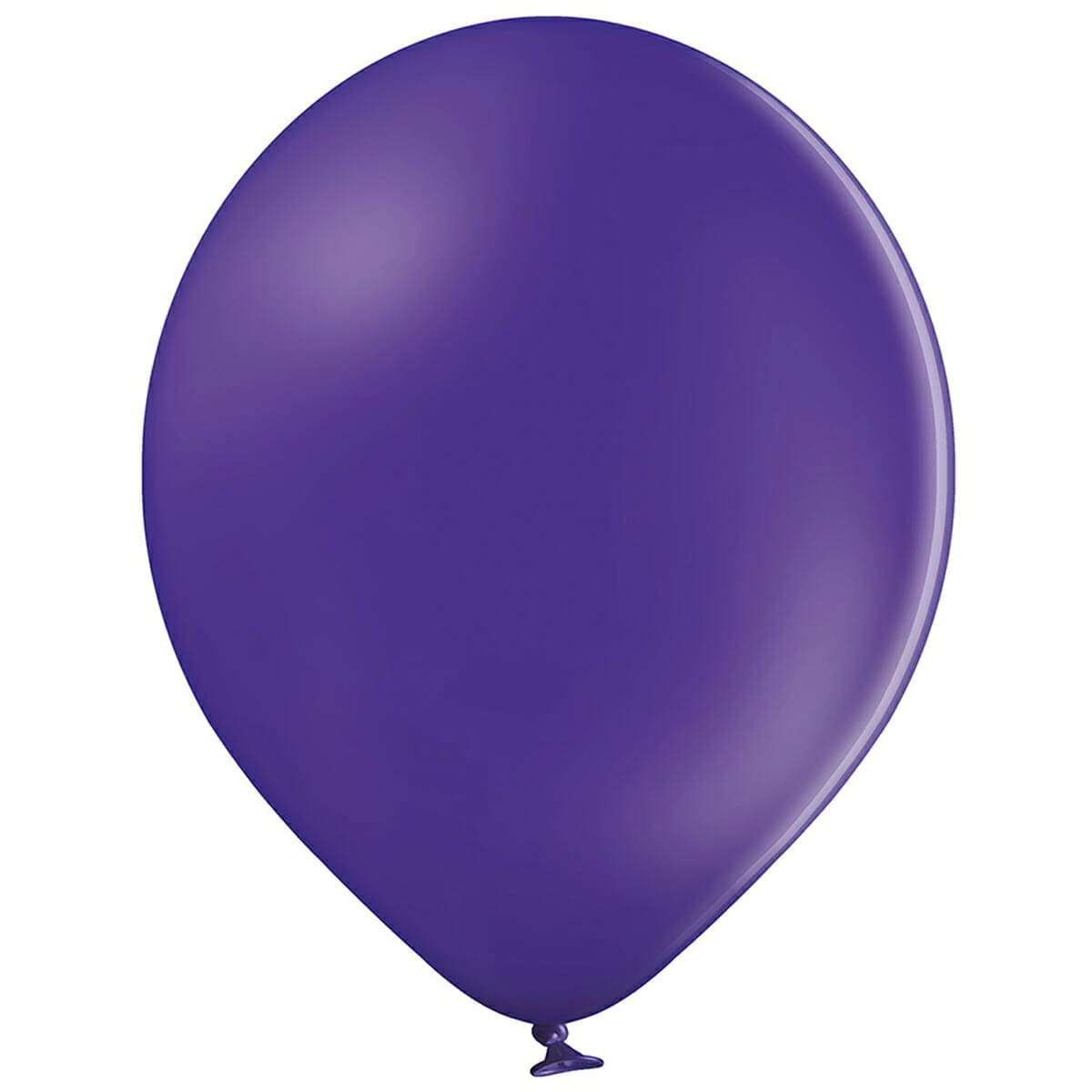 Фиолетовый гелевый шарик, 30 см Бельгия картинка 2