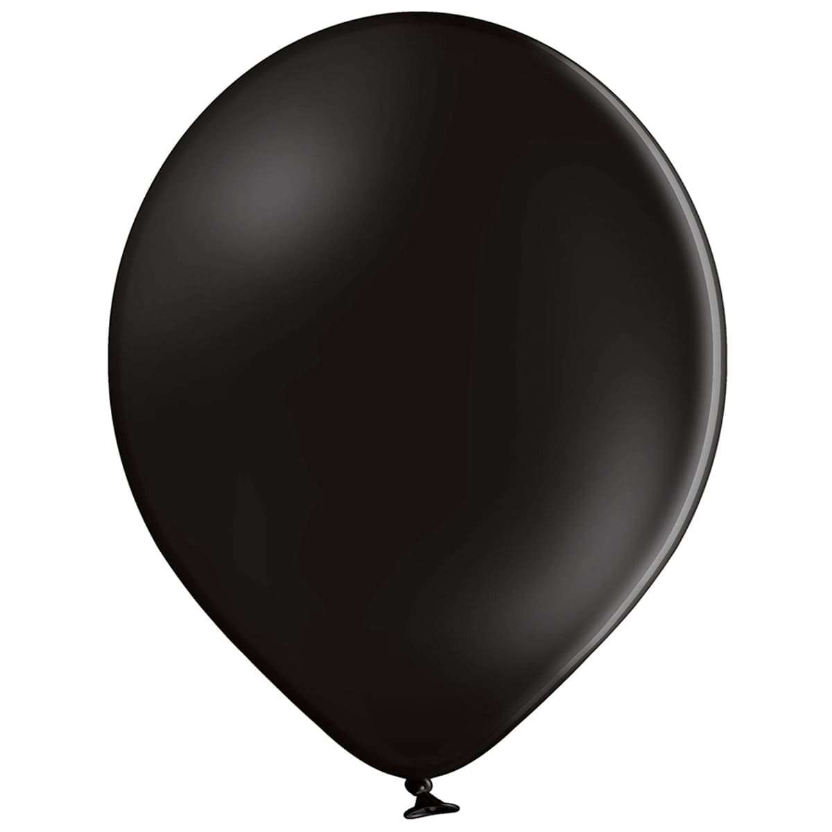 Чёрные гелиевые шары 30 см Бельгия картинка 3