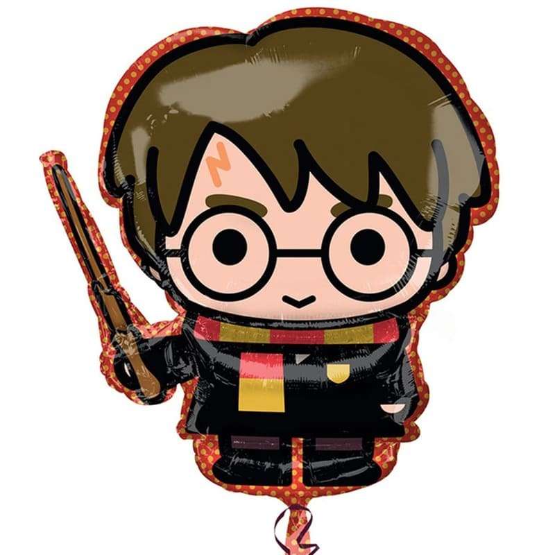 Гарри Поттер с волшебной палочкой шарик из фольги картинка