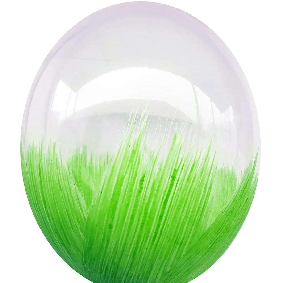 Браш зелёный прозрачный шарик картинка