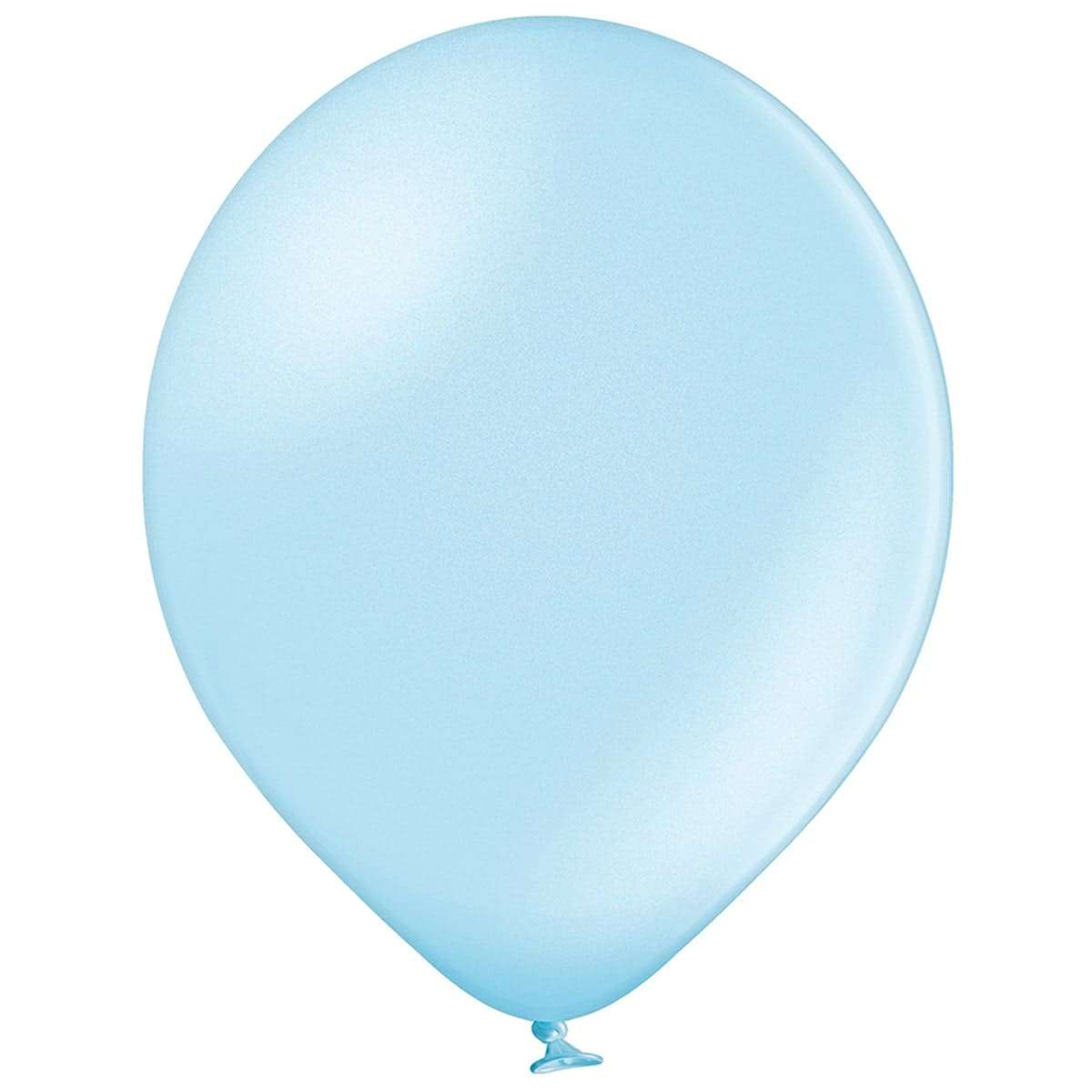 Голубой шарик с гелием 33см Бельгия картинка 2