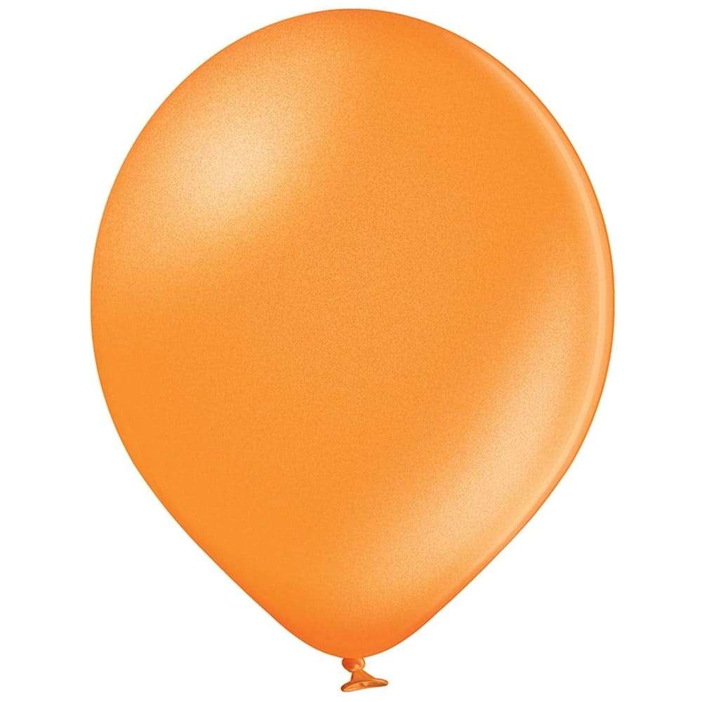 Оранжевый шарик с гелием 33см Бельгия картинка 2
