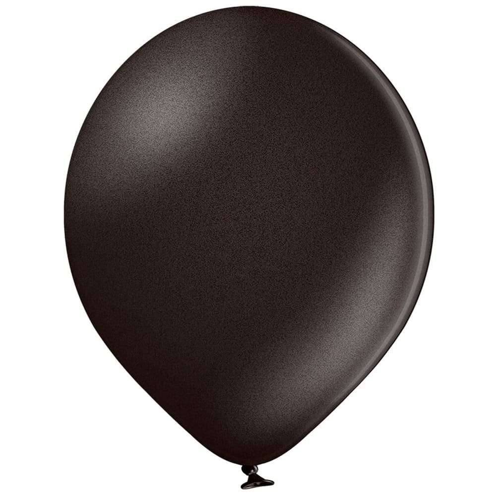 Чёрный шарик с гелием 33см Бельгия картинка 2