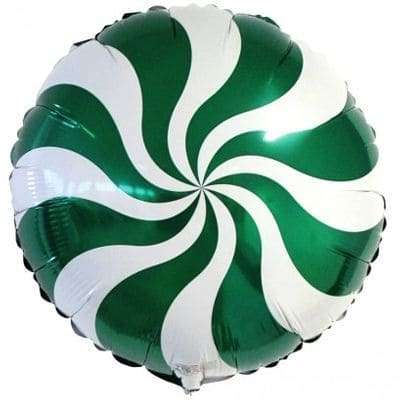 Зеленая конфетка леденец шарик из фольги картинка