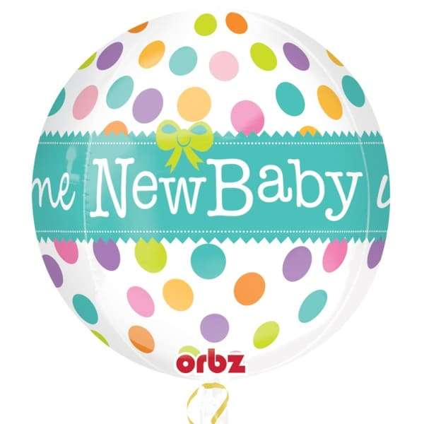 Сфера «New Baby» шар из фольги картинка