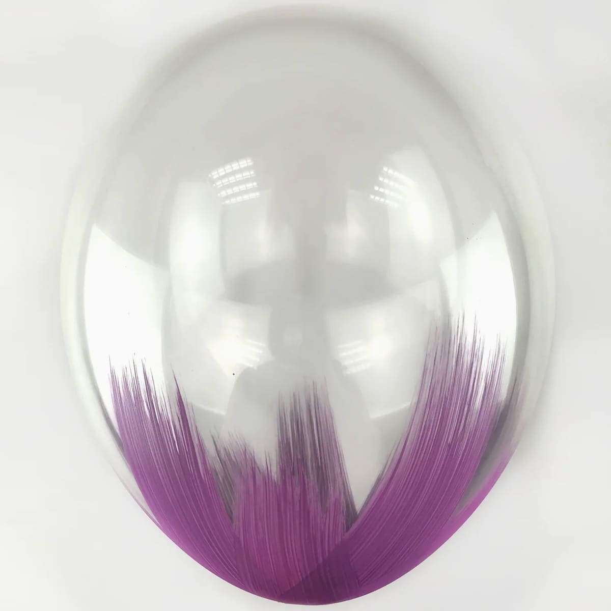 Браш фиолетовый шарик с гелием картинка 2