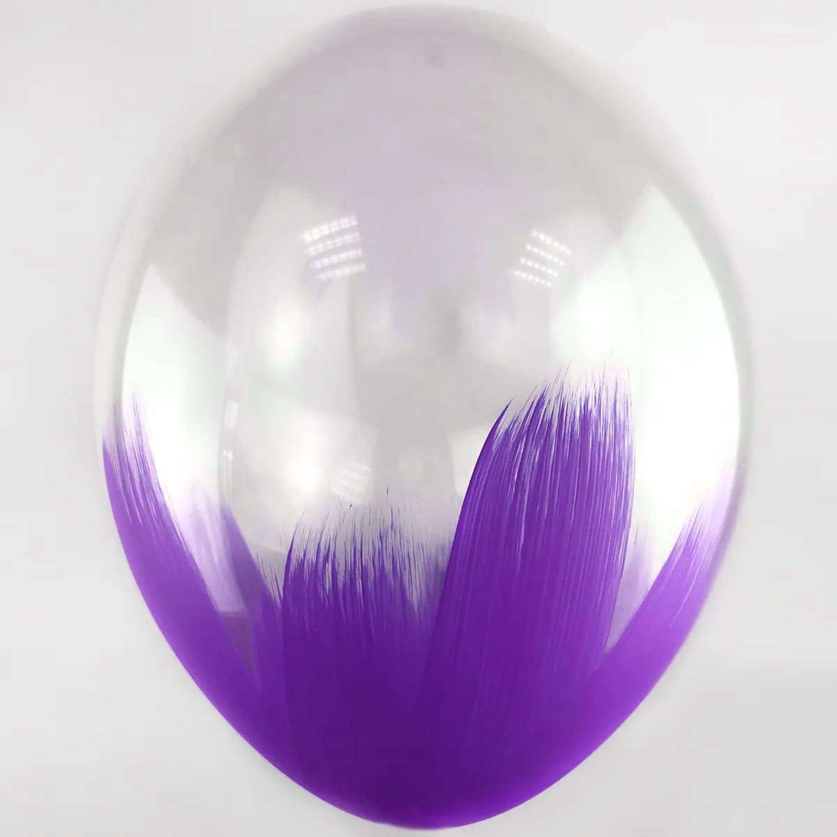 Браш фиолетовый шарик с гелием картинка