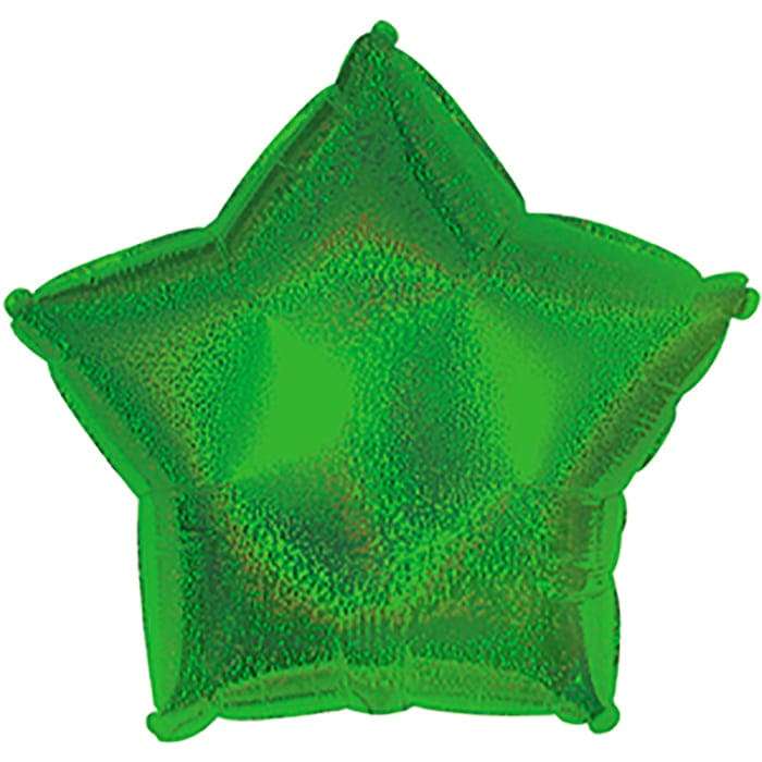 Зелёная звезда голография, 18 дюймов картинка