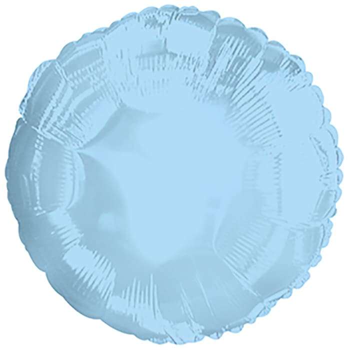 Голубой круг шарик, 18 дюймов картинка