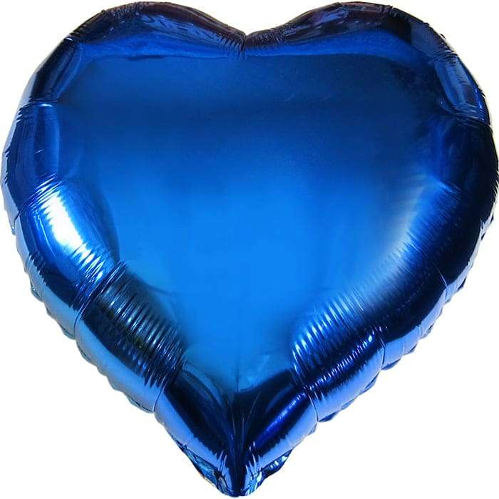 Синее сердце шарик 18 дюймов картинка 2