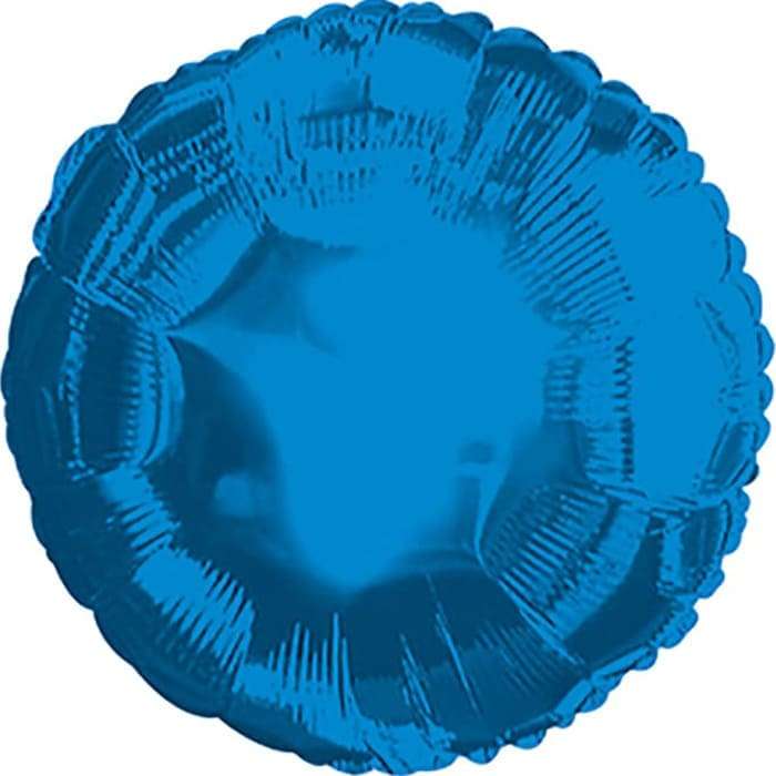 Синий круглый шарик, 18 дюймов картинка