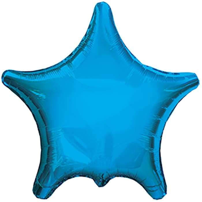 Синяя звезда шарик, 22 дюймов картинка