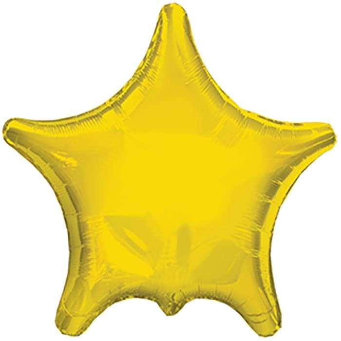 Золотая звезда шарик, 22 дюйма картинка