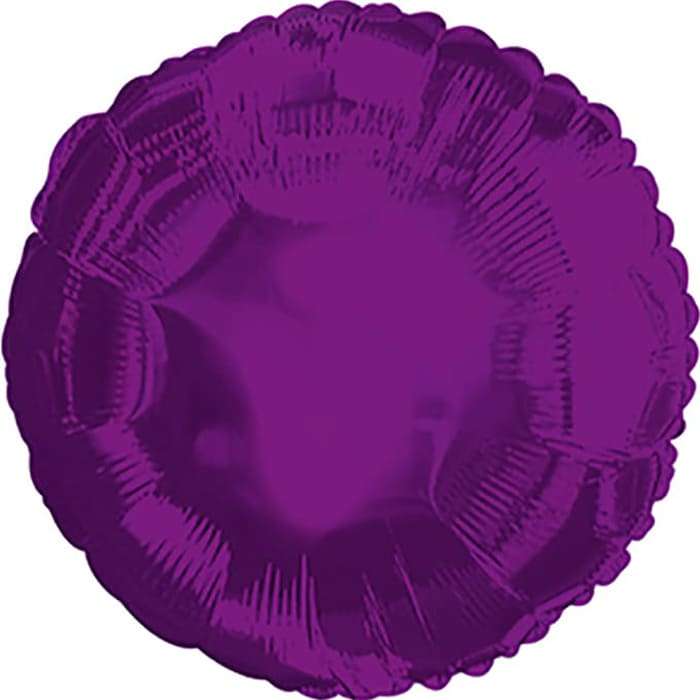 Фиолетовый круглый шарик, 18 дюймов картинка