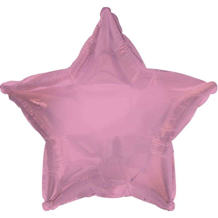 Розовый шарик звезда, 18 дюймов картинка 2