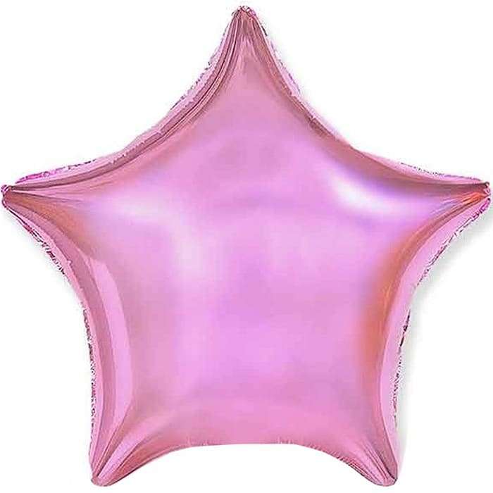Розовый шарик звезда, 18 дюймов картинка