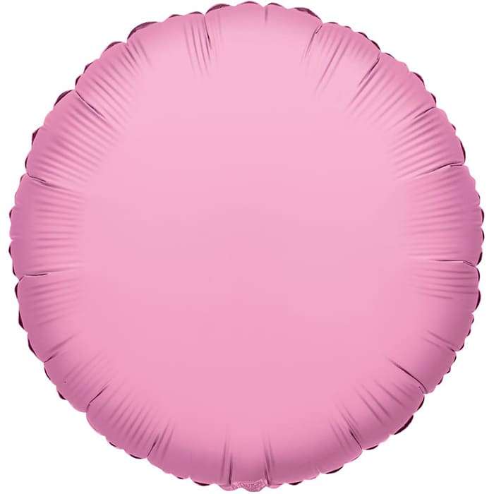 Розовый круглый шарик из фольги, 18 дюймов картинка 2