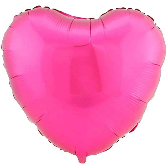 Малиновое сердце шарик, 18 дюймов картинка 2
