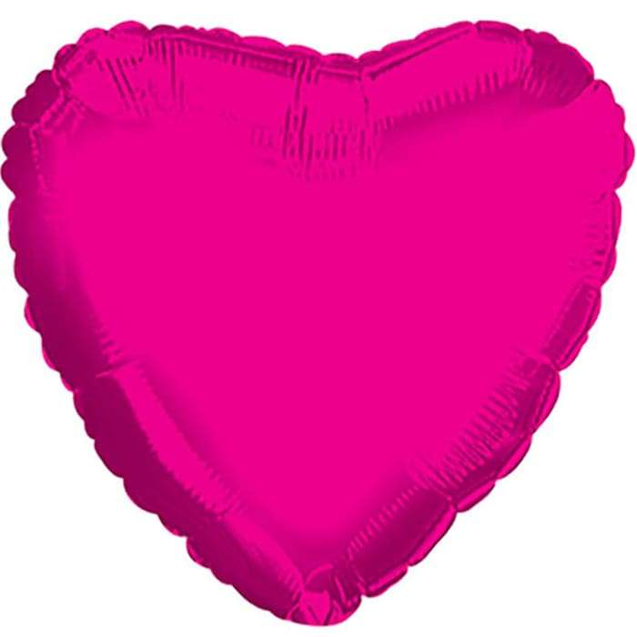 Малиновое сердце шарик, 18 дюймов картинка