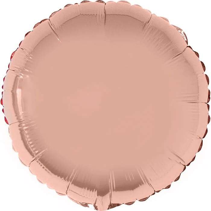 Круглый шарик ''Розовое золото'', 18 дюймов картинка