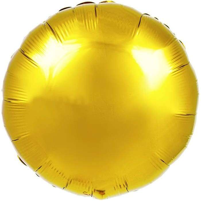 Золотой круглый шарик, 18 дюймов картинка