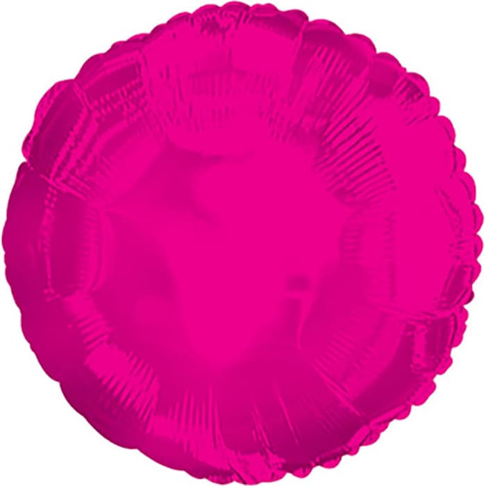 Малиновый круглый шарик, 18 дюймов картинка 2