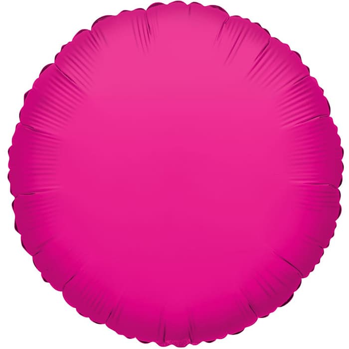 Малиновый круглый шарик, 18 дюймов картинка 3