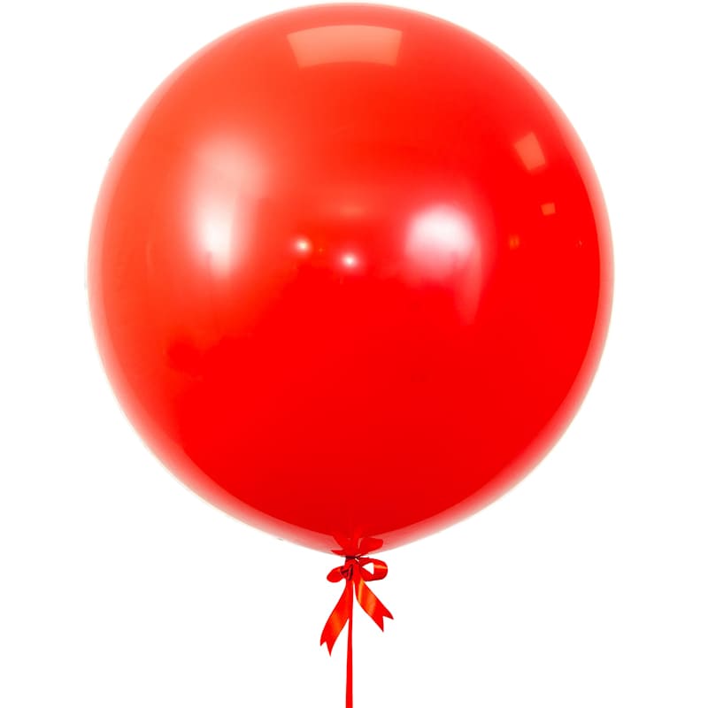 Красный большой шар 60см картинка