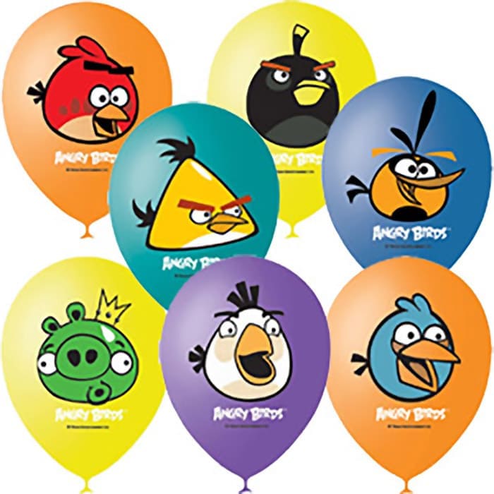 Гелиевые шары «Angry Birds» Энгри Бердс картинка