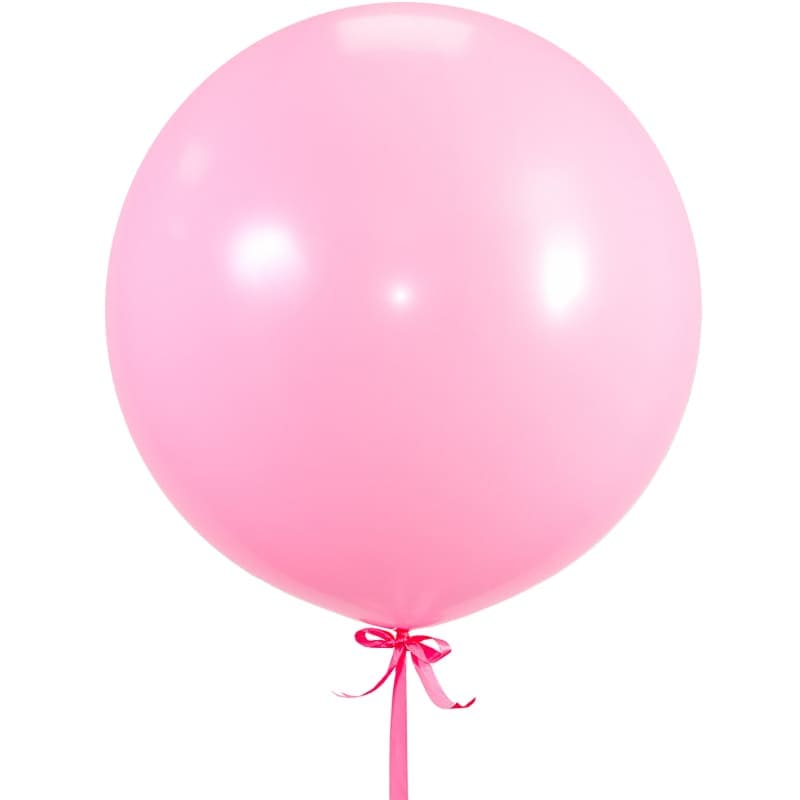 Розовый большой шар картинка