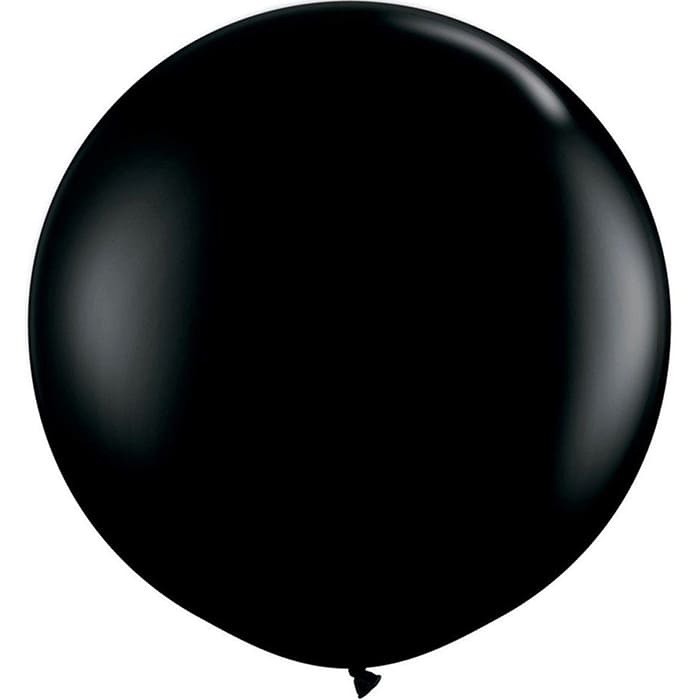 Чёрный большой шар картинка 5