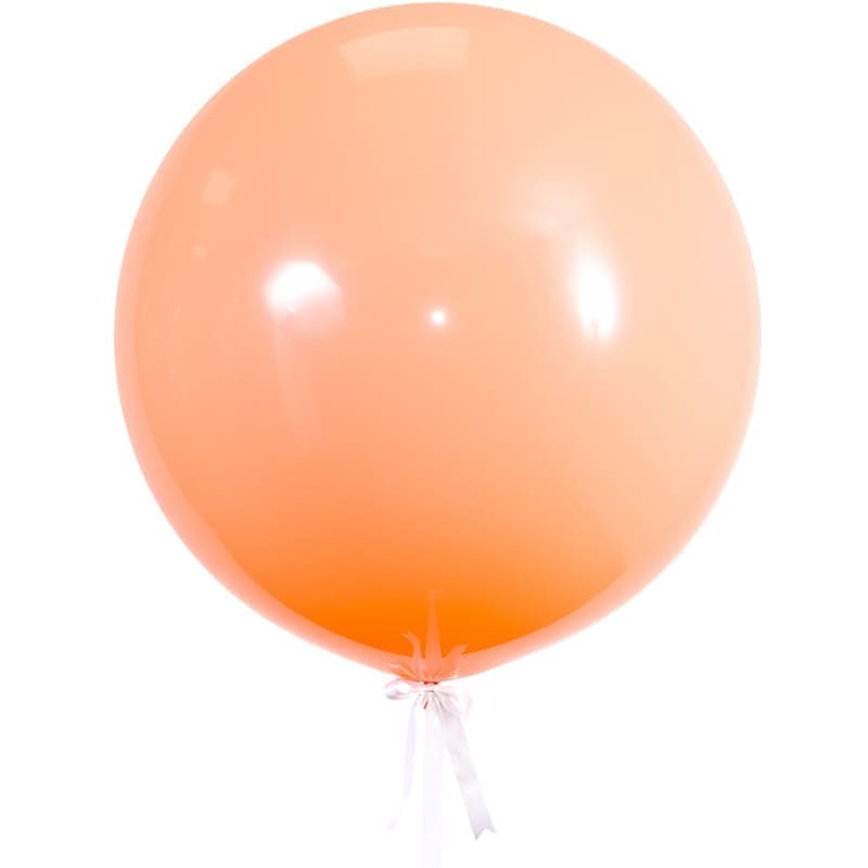 Персиковый большой шар-гигант картинка