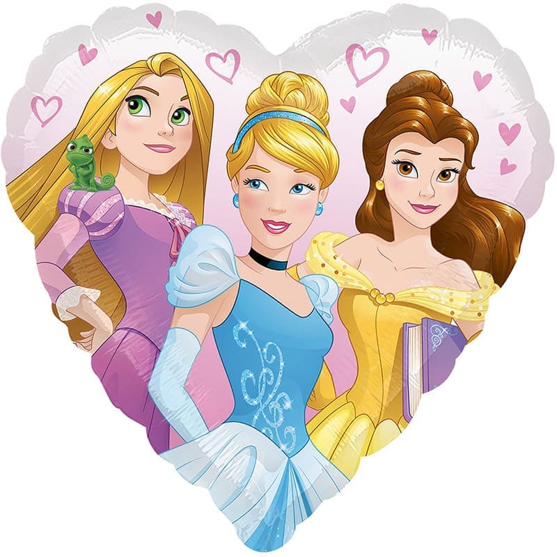 Шарик сердце с принцессами Дисней картинка 2