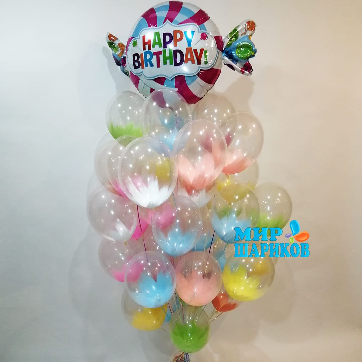 Красивые шарики для девушки на день рождения картинка 2