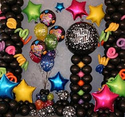 Воздушные и гелиевые шары на Новый год