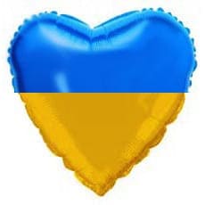 украинское сердце синее и желтое